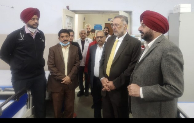 Health Minister visited Government Rajindra Hospital and Medical College